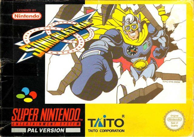 The coverart image of Sonic Blast Man 