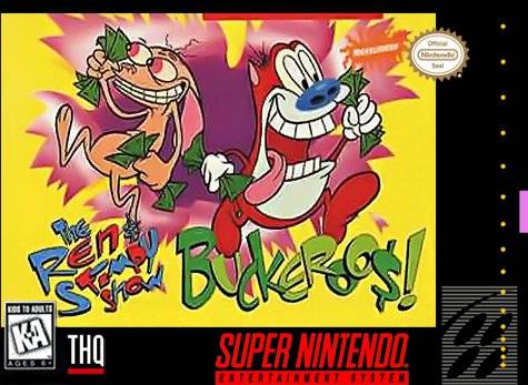 The coverart image of Ren & Stimpy Show, The - Buckeroos!