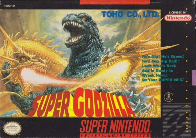 The coverart image of Super Godzilla