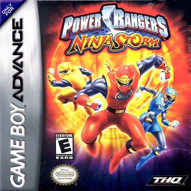 The coverart image of Power Rangers: Ninja Storm
