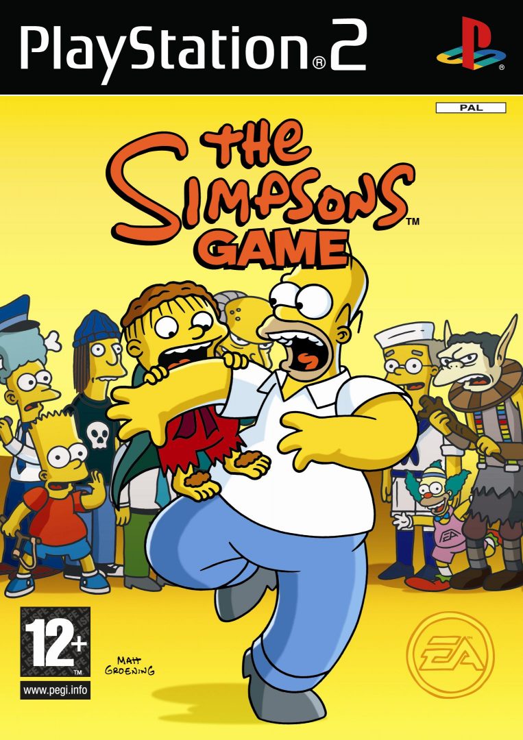 The coverart image of The Simpsons Game