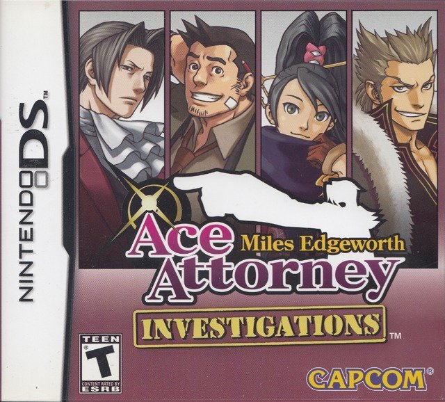 The coverart image of Ace Attorney Investigations: Miles Edgeworth