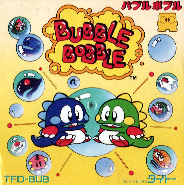 The coverart image of Bubble Bobble