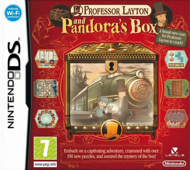 The coverart image of Professor Layton and Pandora's Box