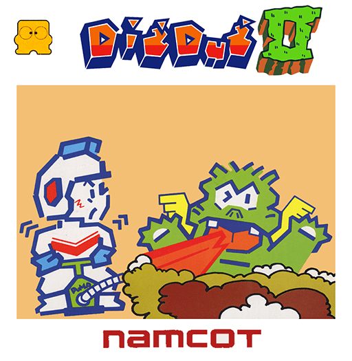 The coverart image of Dig Dug II