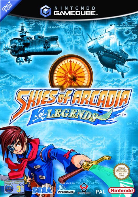 The coverart image of Skies of Arcadia Legends
