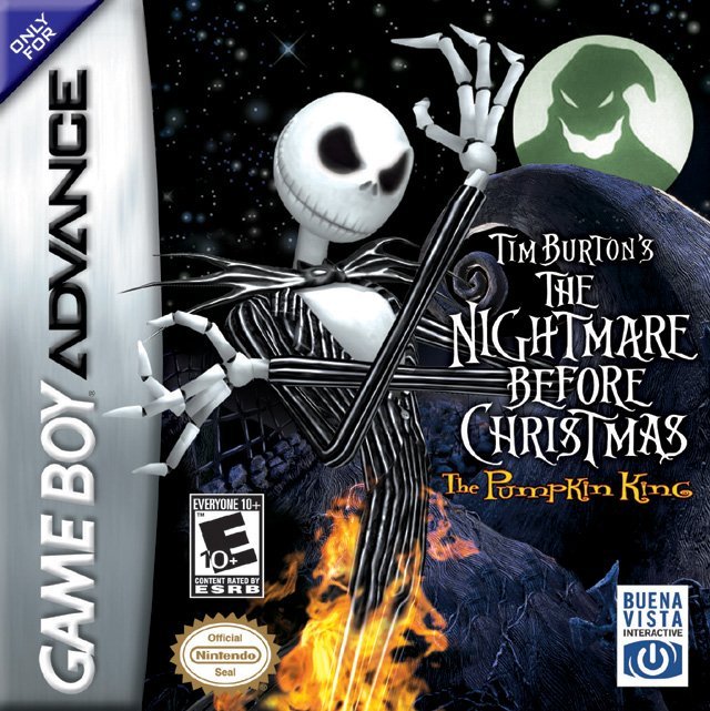 The coverart image of Tim Burton's The Nightmare Before Christmas - The Pumpkin King