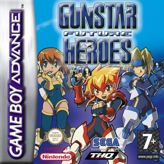 The coverart image of Gunstar Future Heroes