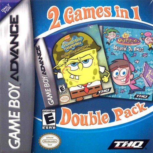 The coverart image of SpongeBob Squarepants - Battle for Bikini Bottom & Fairly Oddparents - Breakin' Da Rules