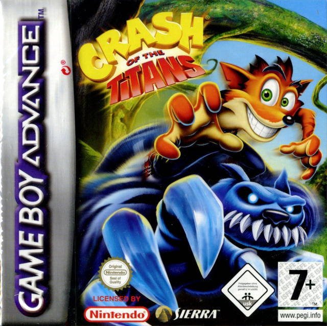The coverart image of Crash of the Titans