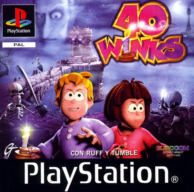 The coverart image of 40 Winks: Con Ruff y Tumble