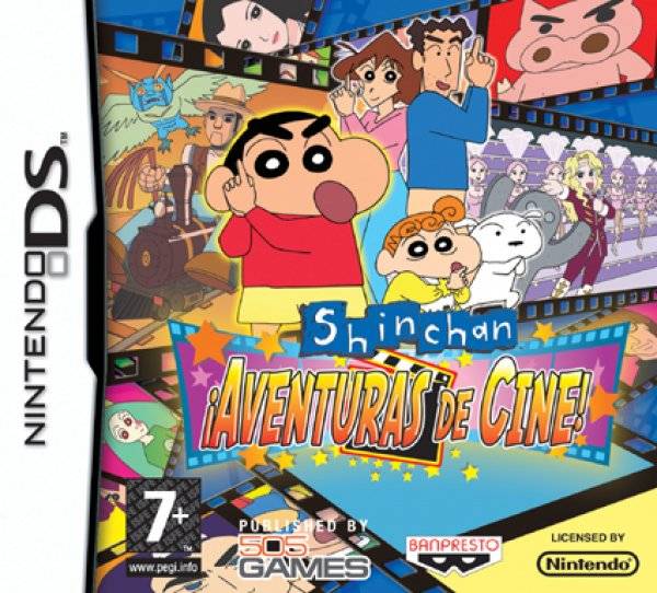 The coverart image of Shinchan iAventuras de Cine! 