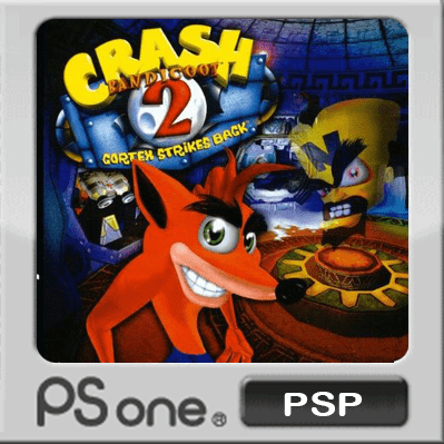 The coverart image of Crash Bandicoot 2: Cortex Strikes Back