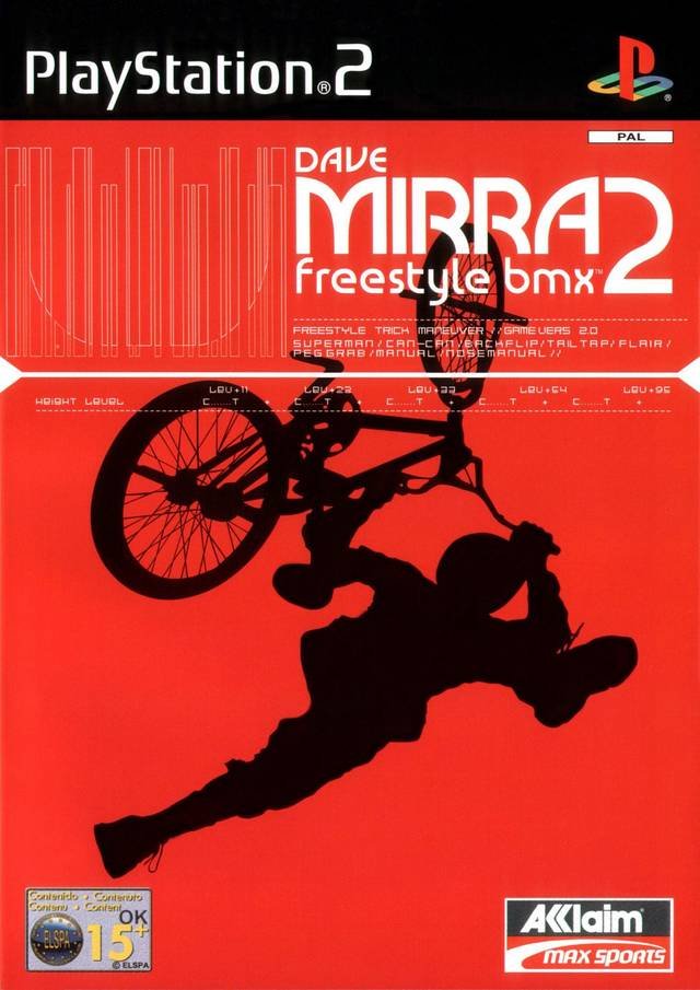 The coverart image of Dave Mirra Freestyle BMX 2
