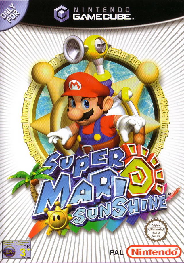 The coverart image of Super Mario Sunshine