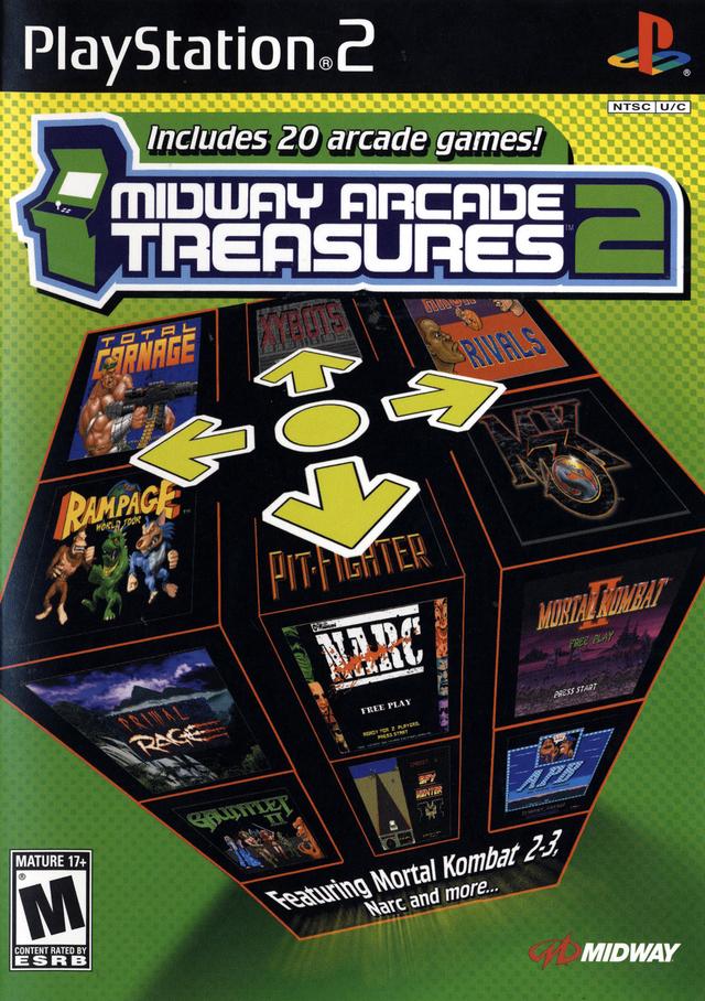 The coverart image of Midway Arcade Treasures 2
