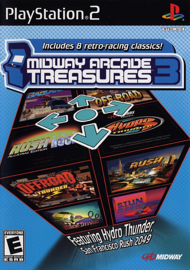The coverart image of Midway Arcade Treasures 3