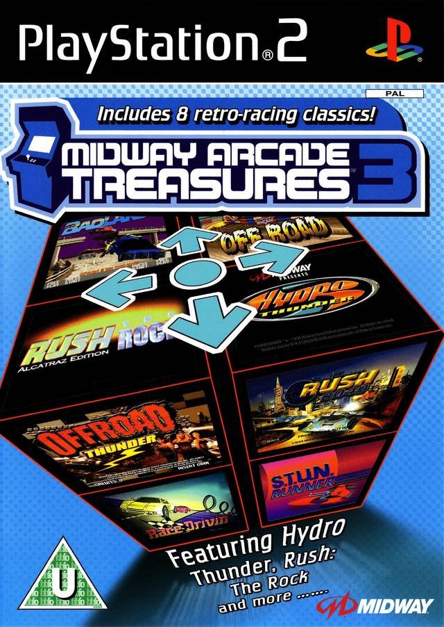 The coverart image of Midway Arcade Treasures 3