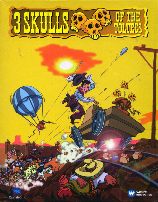 The coverart image of 3 Skulls of the Toltecs