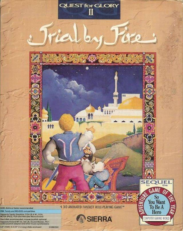 The coverart image of Quest for Glory II: Trial by Fire
