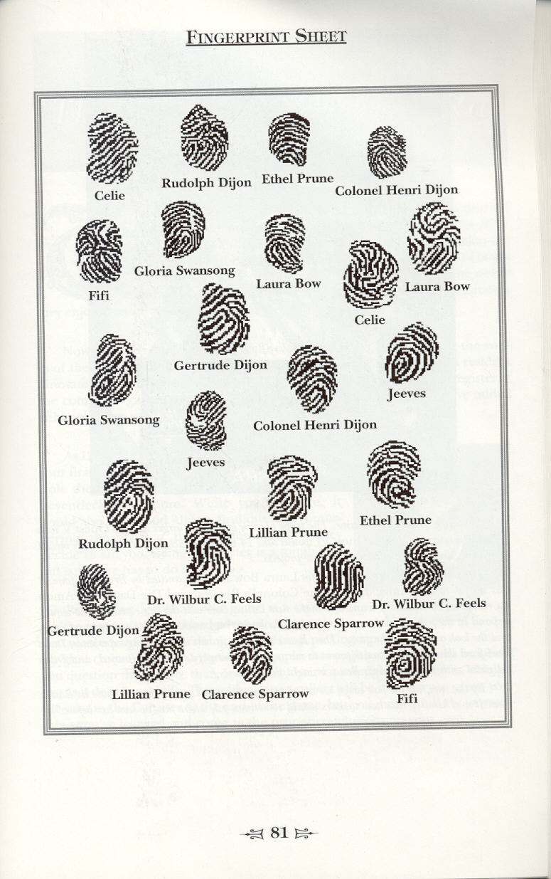 Fingerprint Sheet