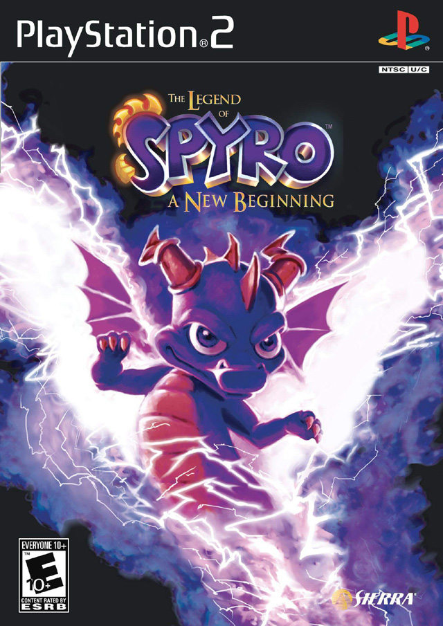 The coverart image of The Legend of Spyro: A New Beginning