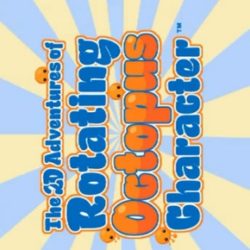 The 2D Adventures of Rotating Octopus Character