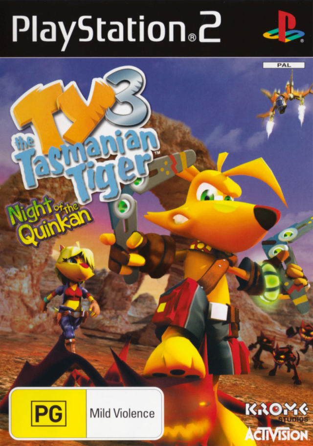 The coverart image of Ty the Tasmanian Tiger 3: Night of the Quinkan