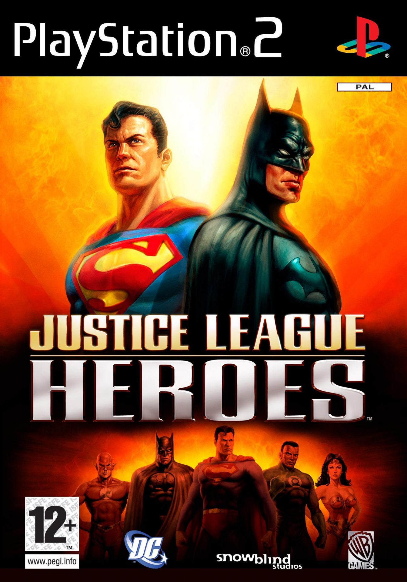 The coverart image of Justice League Heroes