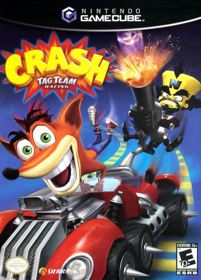 The coverart image of Crash Tag Team Racing