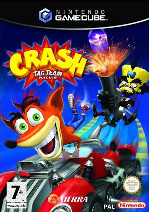 The coverart image of Crash Tag Team Racing