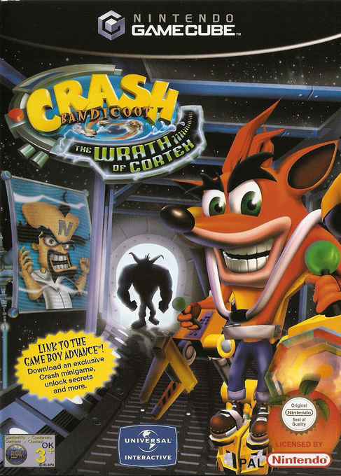 The coverart image of Crash Bandicoot: The Wrath of Cortex