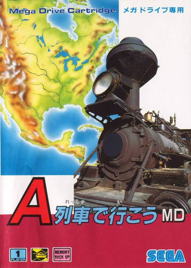 The coverart image of A Ressha de Ikou MD