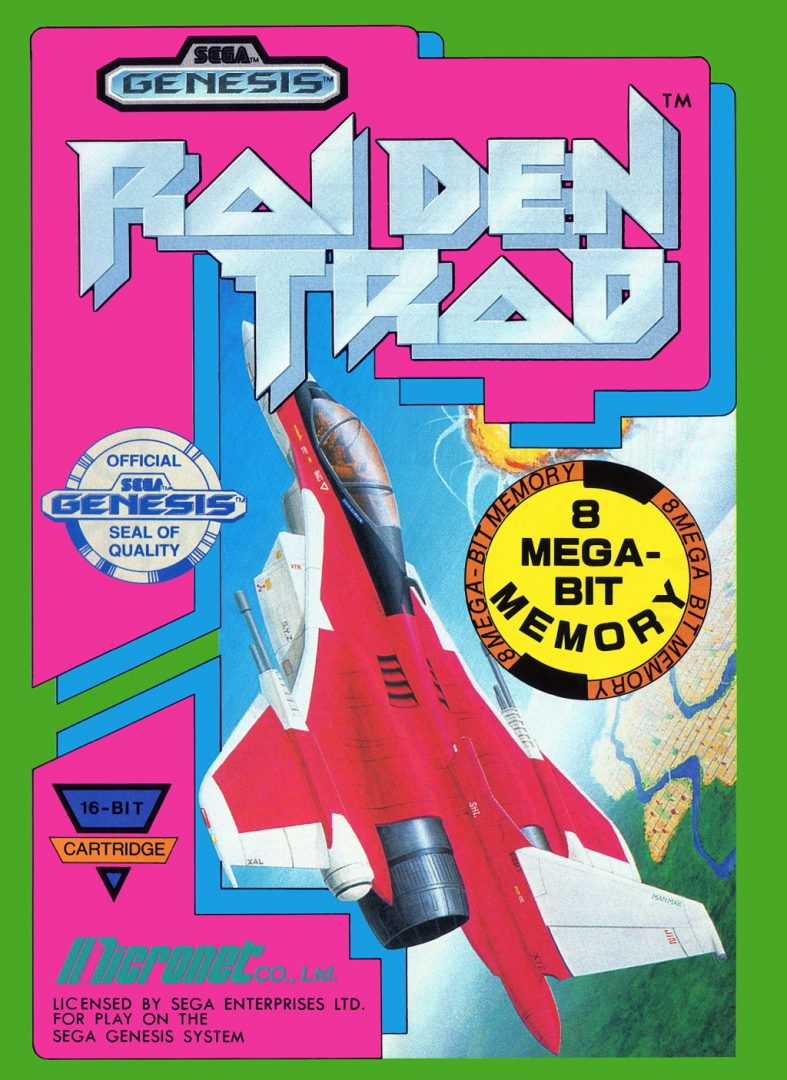 The coverart image of Raiden Trad: Arcade Style Ttiles/Sprites/Colors