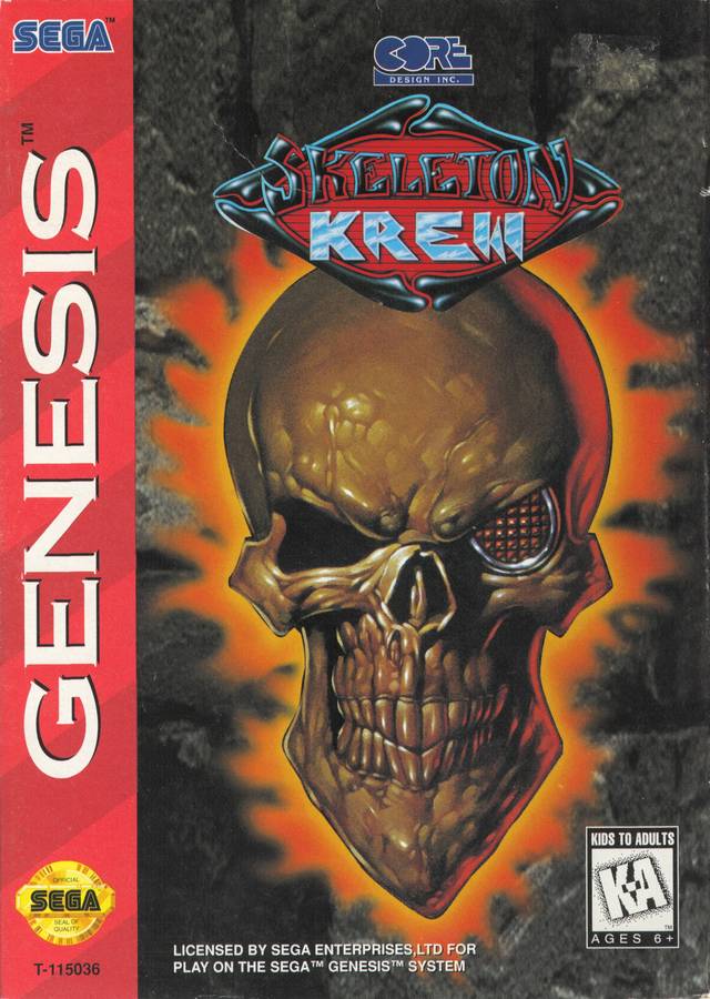 The coverart image of Skeleton Krew