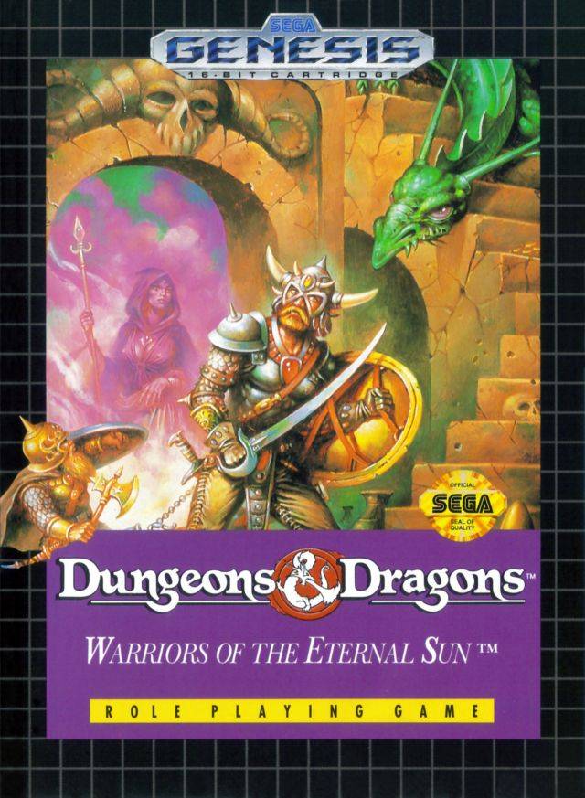 The coverart image of Dungeons & Dragons: Warriors of the Eternal Sun (v2)
