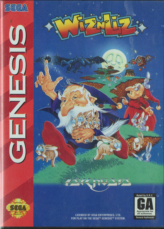 The coverart image of Wiz 'n' Liz