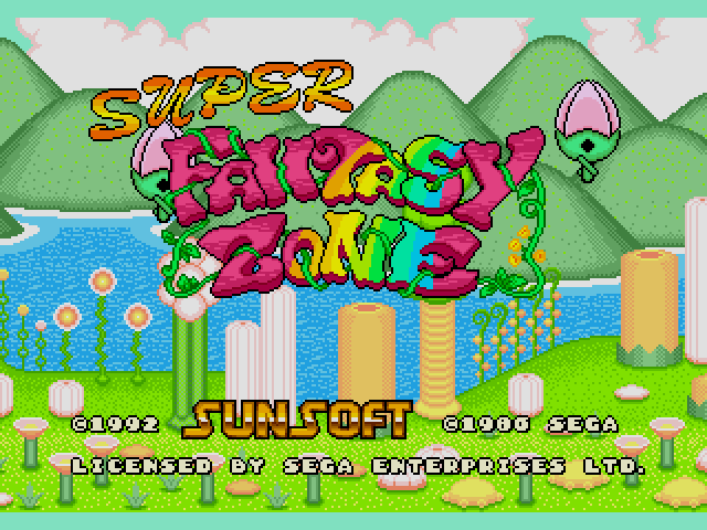 The coverart image of Super Fantasy Zone