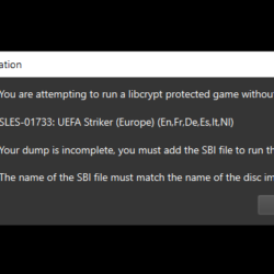 SBI Files Download for LibCrypt Protected PSX Games