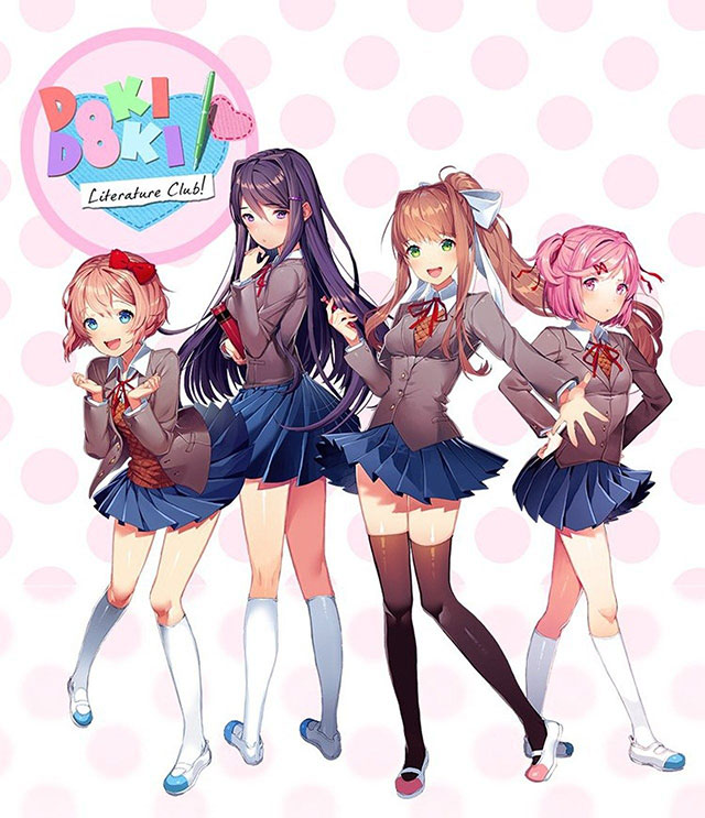 The coverart image of Doki Doki Literature Club!