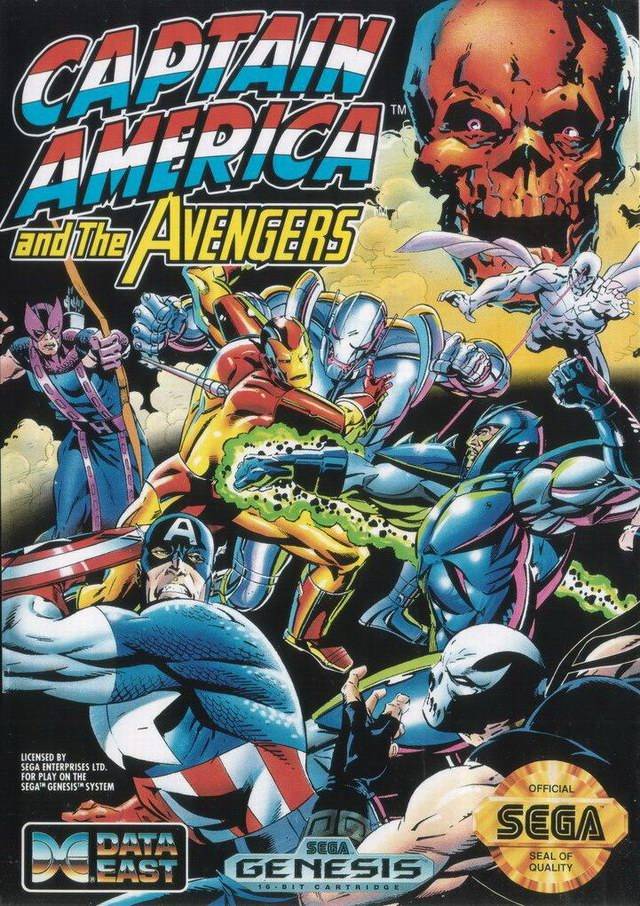 The coverart image of Captain America and the Avengers