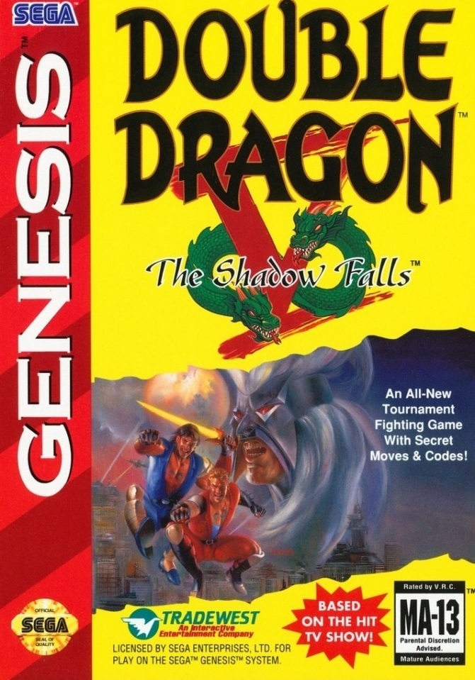 The coverart image of Double Dragon V: The Shadow Falls