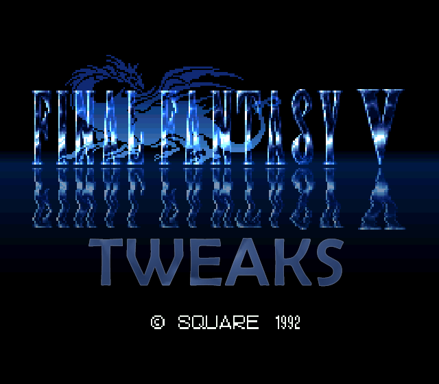 The coverart image of Final Fantasy V Tweaks
