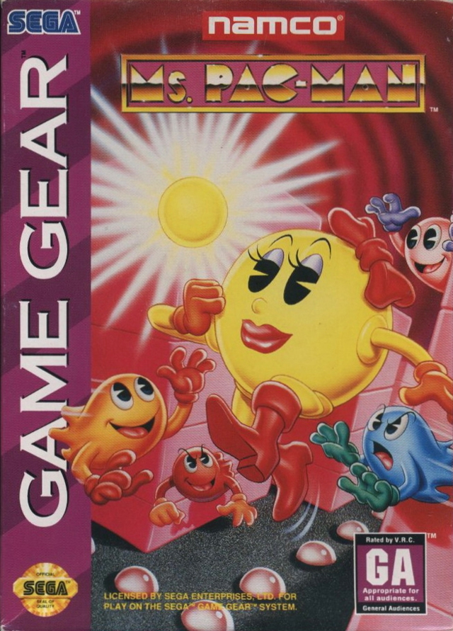 The coverart image of Ms. Pac-Man