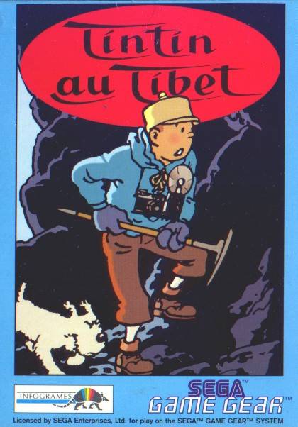 The coverart image of Tintin in Tibet