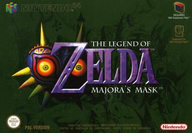 The coverart image of The Legend of Zelda: Majora's Mask
