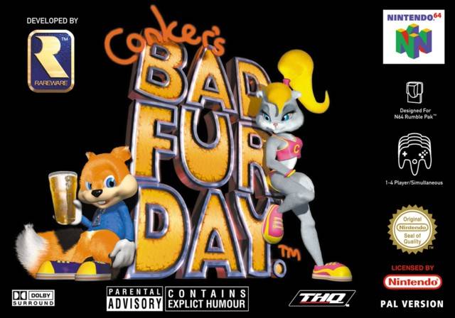 The coverart image of Conker's Bad Fur Day