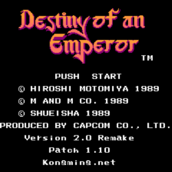 Destiny of an Emperor 2.0 Remake