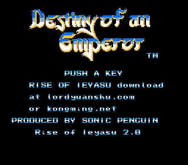 The coverart image of Destiny of an Emperor: Rise of Ieyasu