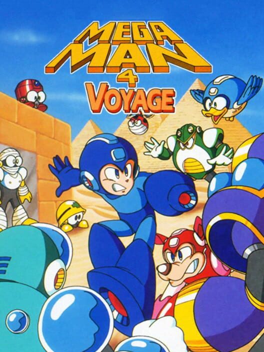 The coverart image of Mega Man 4 (Voyage)